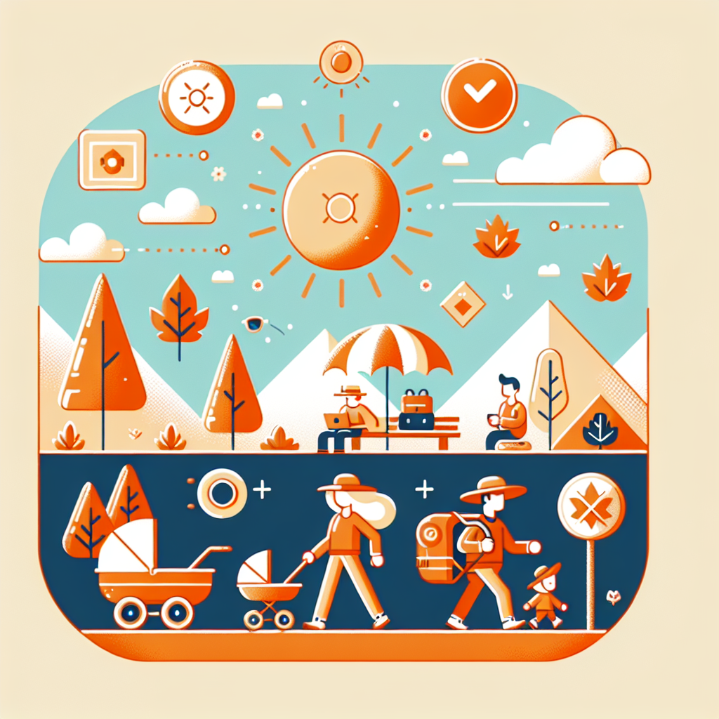 가을 야외활동 시 자외선 차단 방법