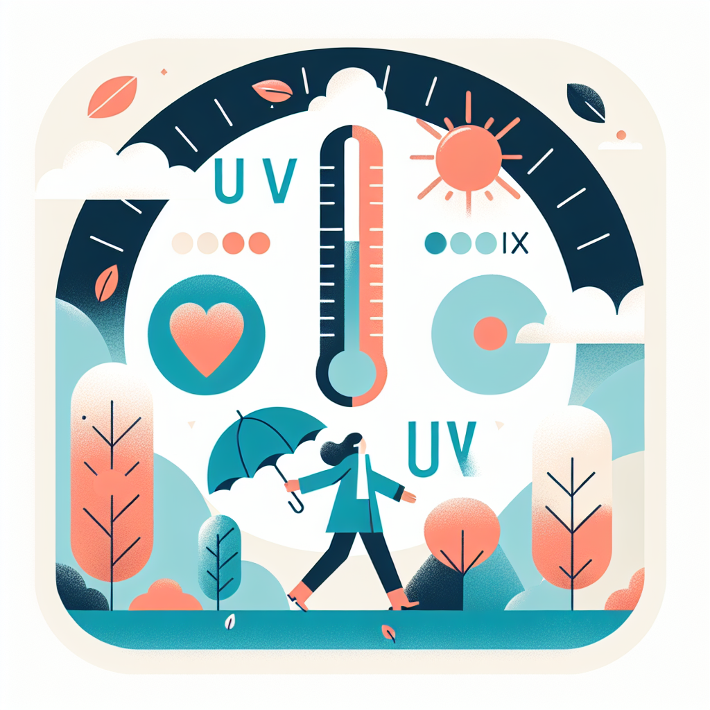 가을철 자외선 지수 측정 이미지
