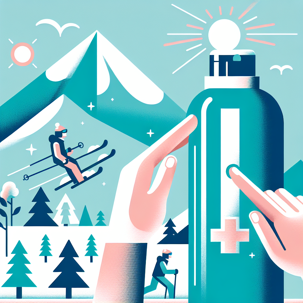 스키장에서 썬크림 바르는 방법