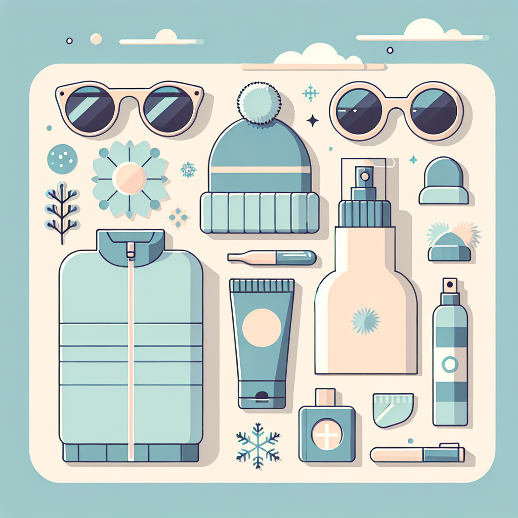 겨울철 자외선 차단 준비물 체크리스트