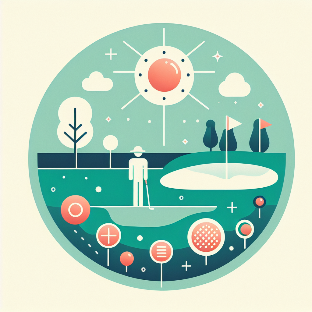 골프장에서 자외선 노출 위험성