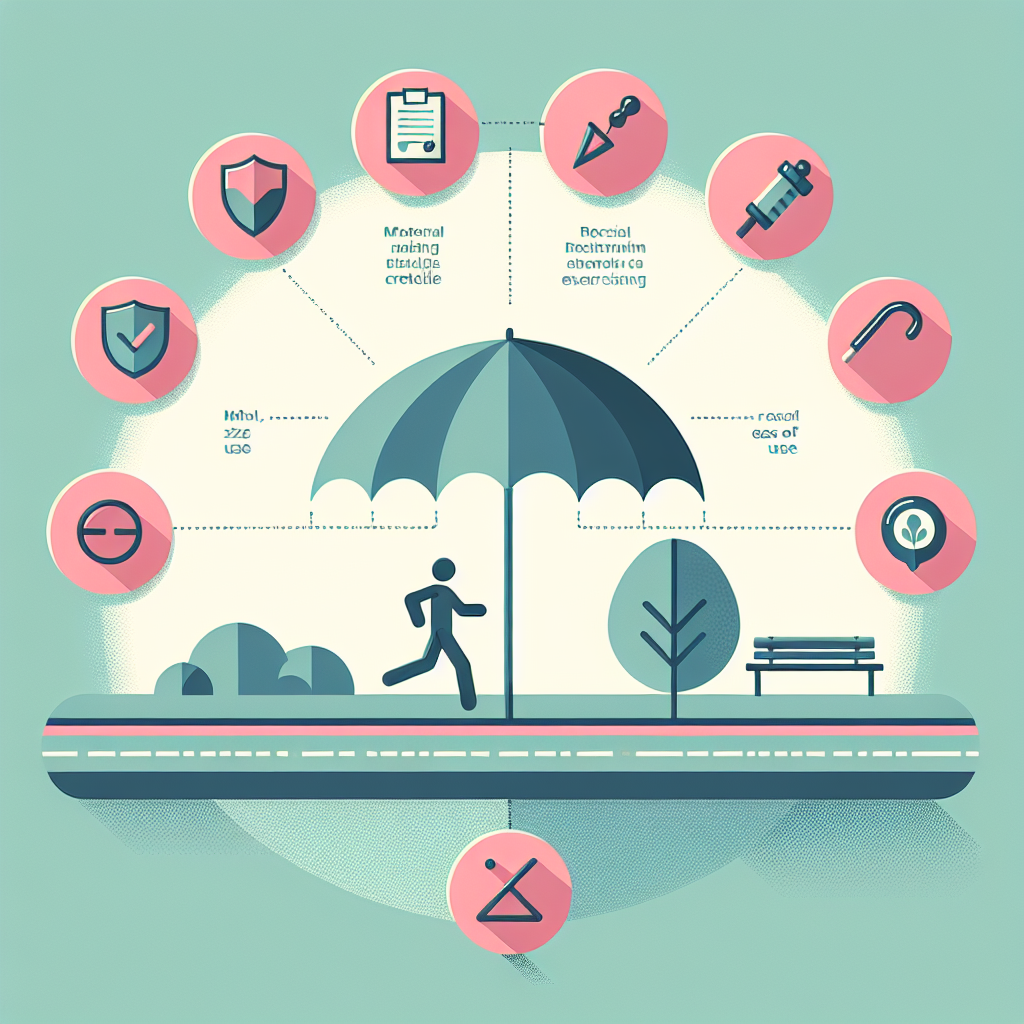 공원 운동용 양산의 주요 특징과 선택 기준