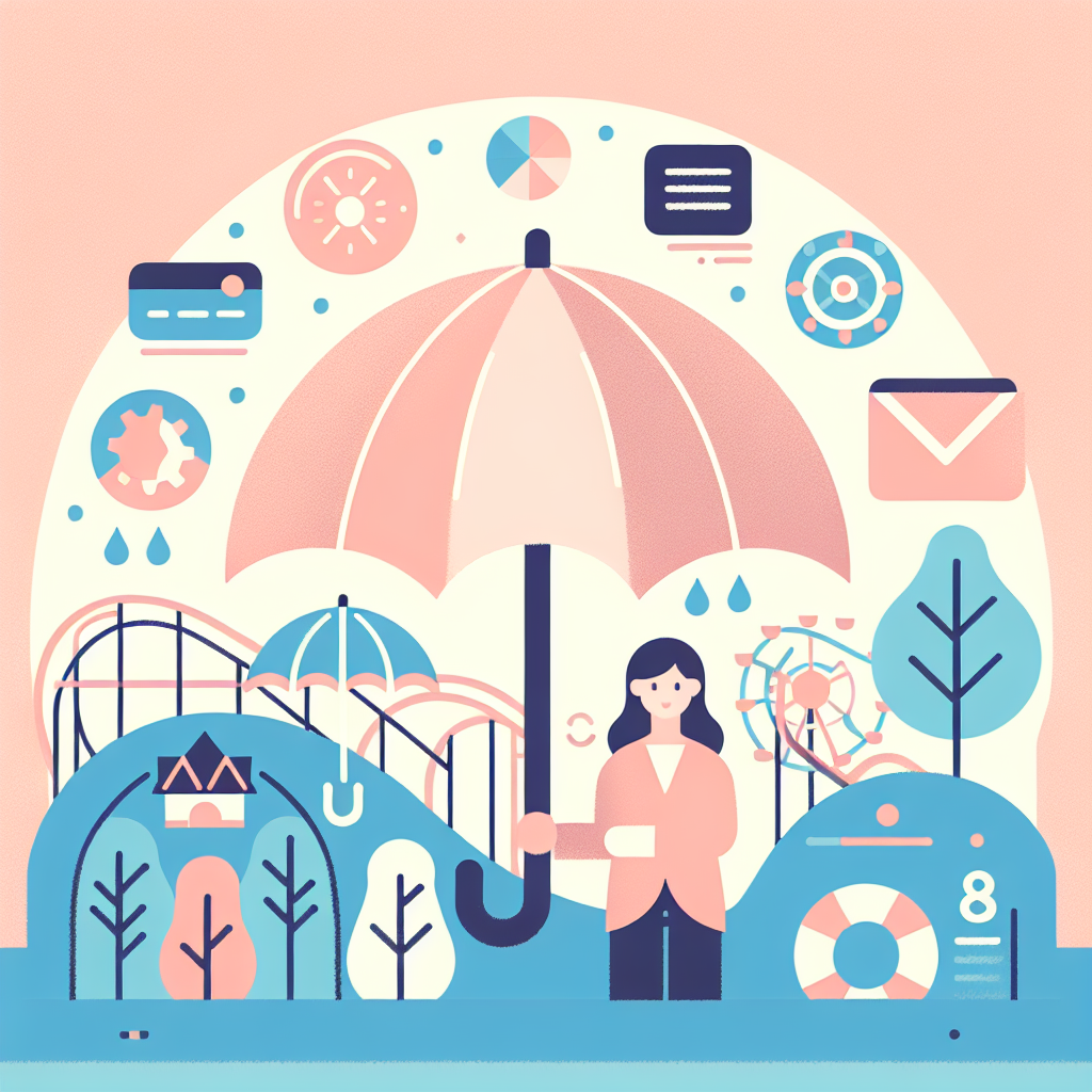 놀이공원에서 양산을 효과적으로 사용하는 방법