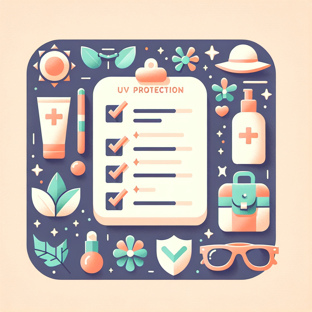 등산 자외선 차단 체크리스트 실행 모습