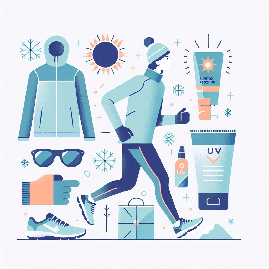 겨울 러닝 자외선 차단법