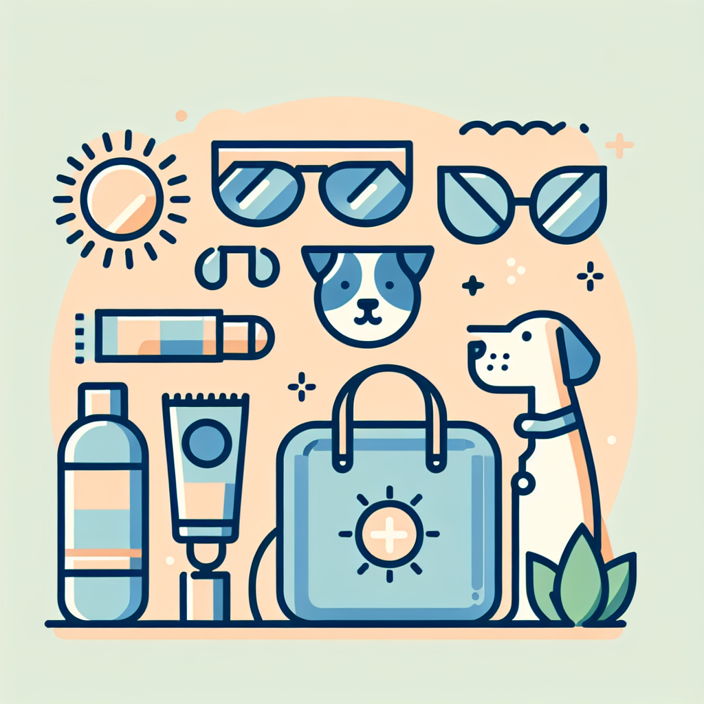 반려견과 함께하는 안전한 산책을 위한 자외선 차단 준비물