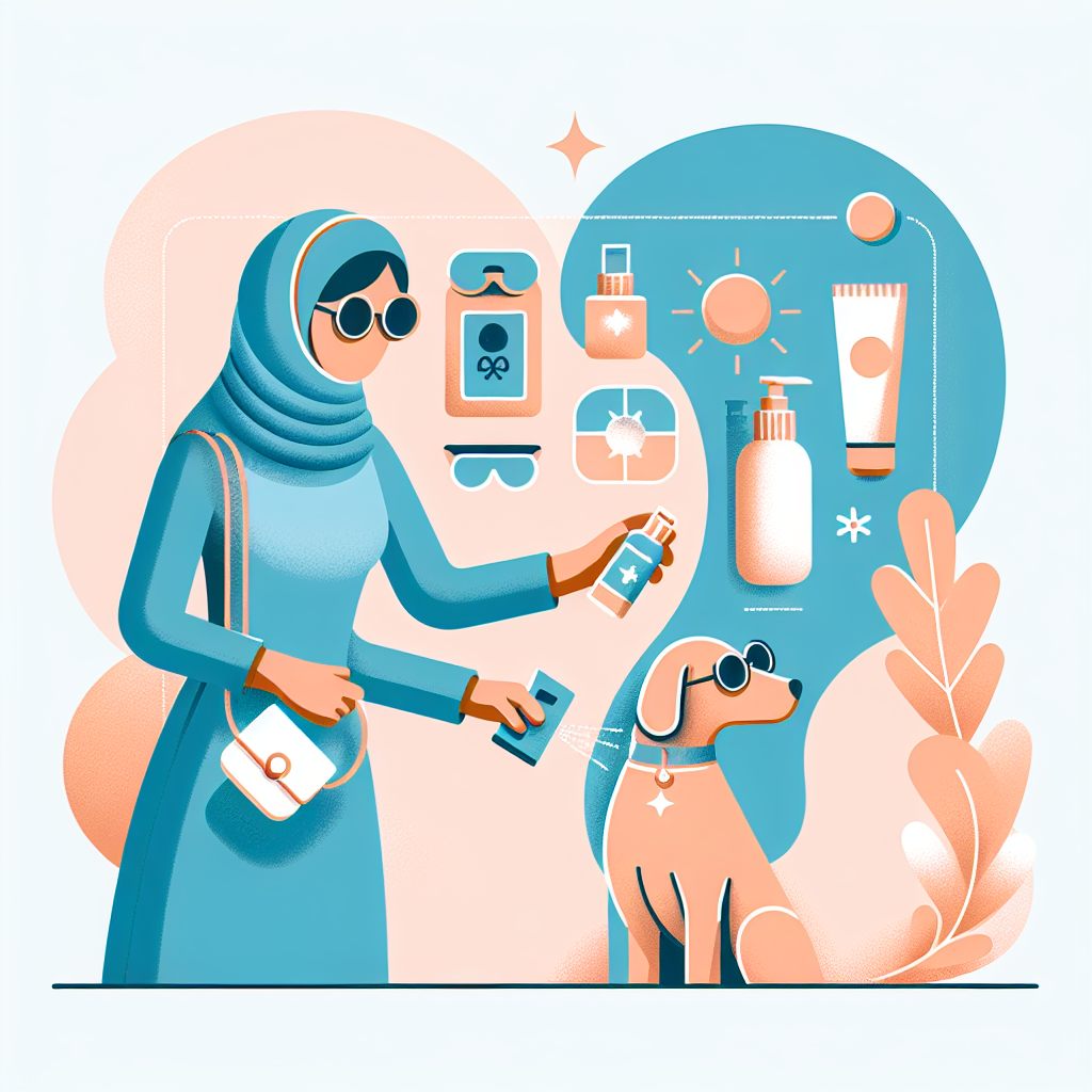 반려견 자외선 차단 용품과 올바른 사용법