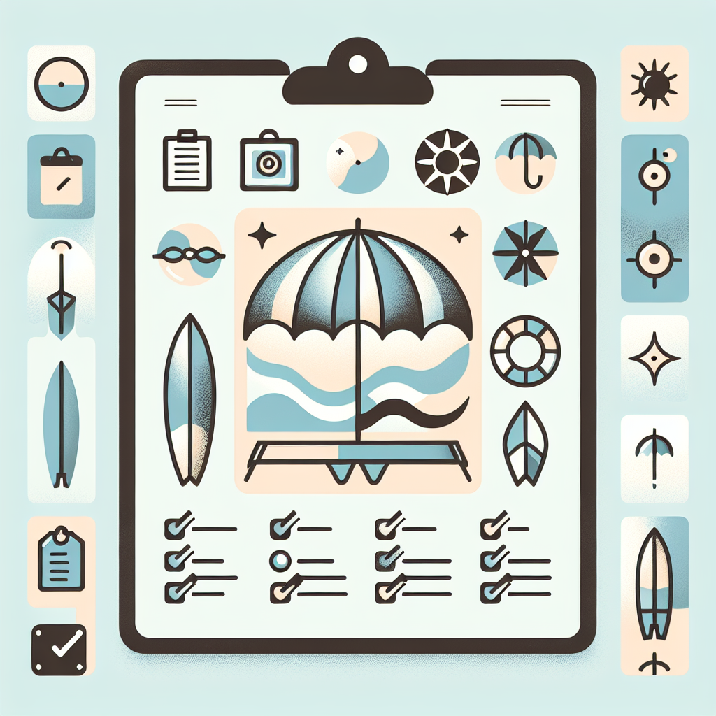 서핑용 양산 선택 체크리스트