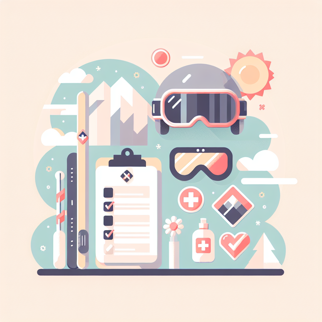 스키장 자외선 차단 체크리스트