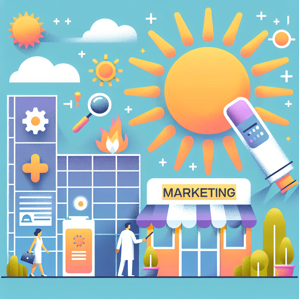 시장의 자외선 환경