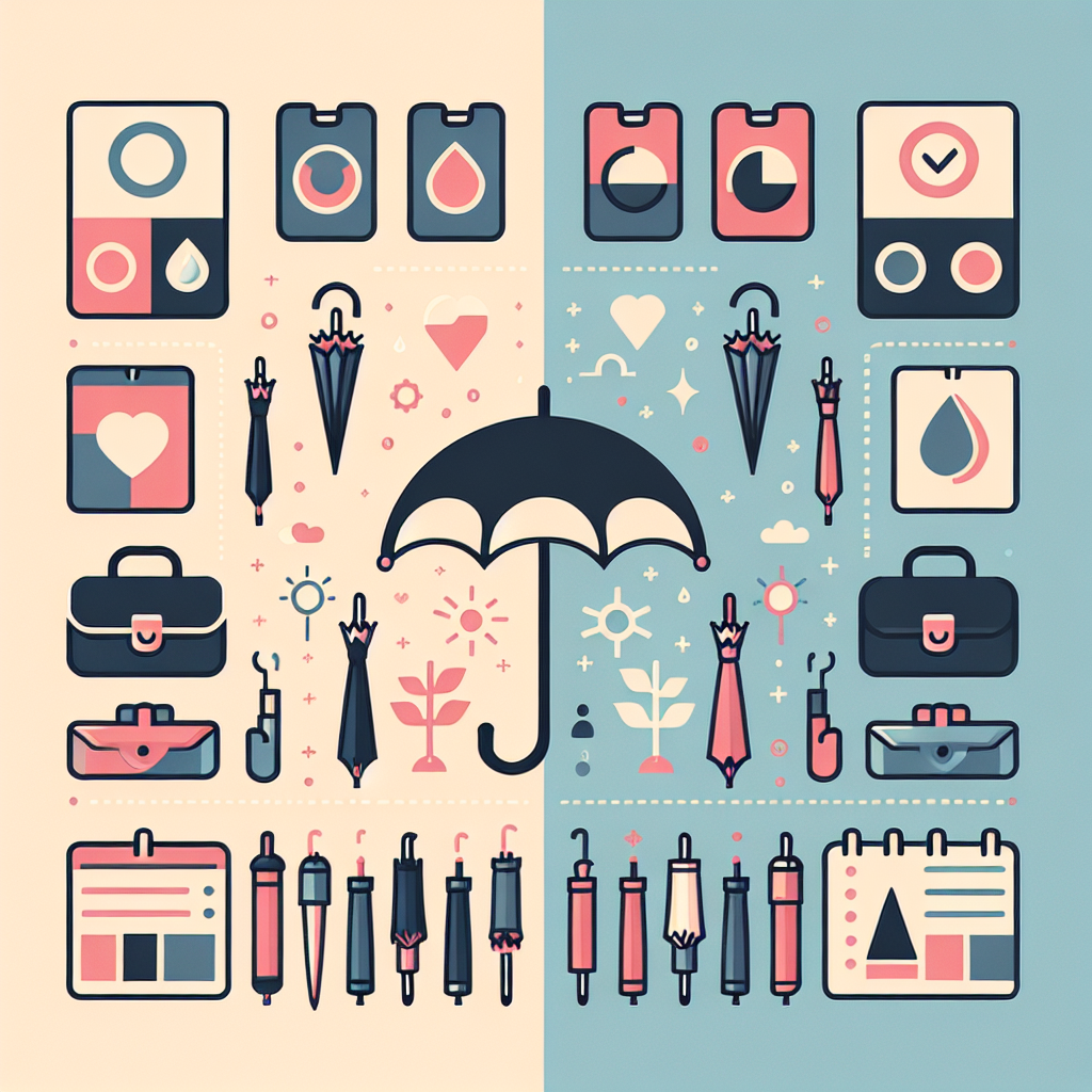 양산 선택 기준 비교표