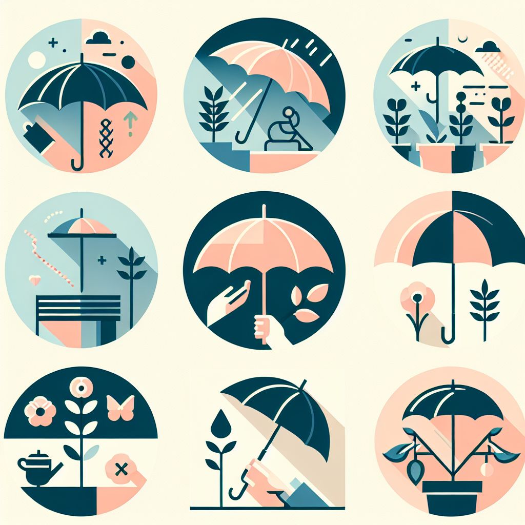 식물원에서 양산 활용하는 다양한 방법