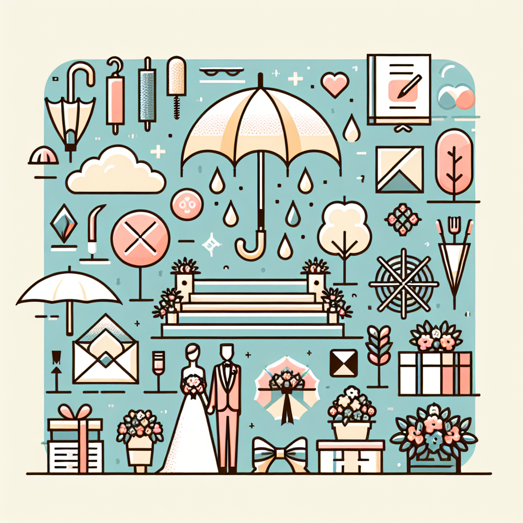 야외 결혼식에서 양산 사용하는 올바른 매너