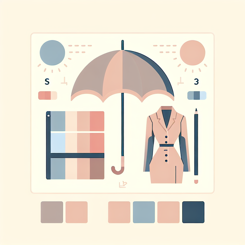 양산과 의상의 색상 매칭 가이드