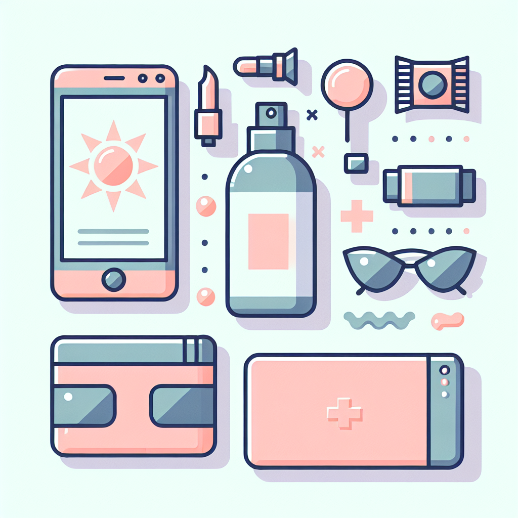 자외선 차단 기본 아이템들