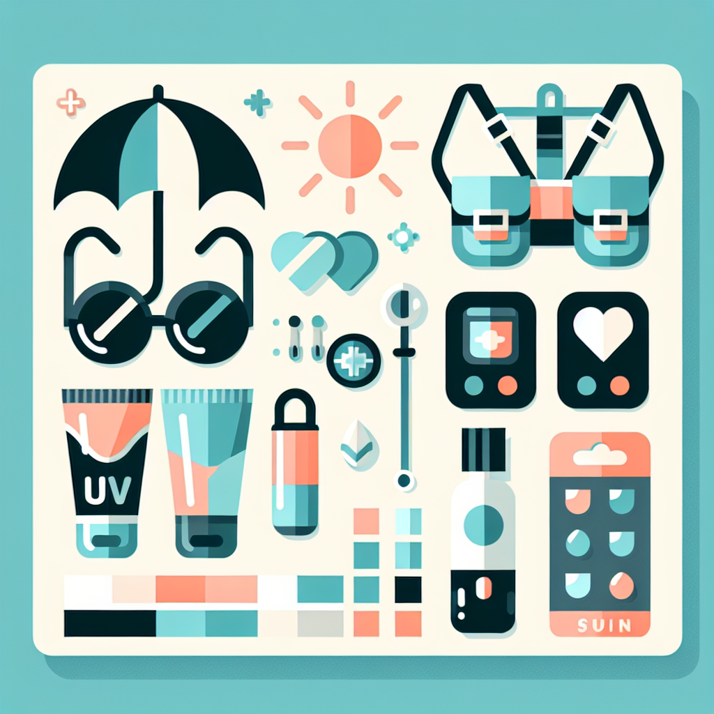 워킹 중 자외선 차단을 위한 준비물