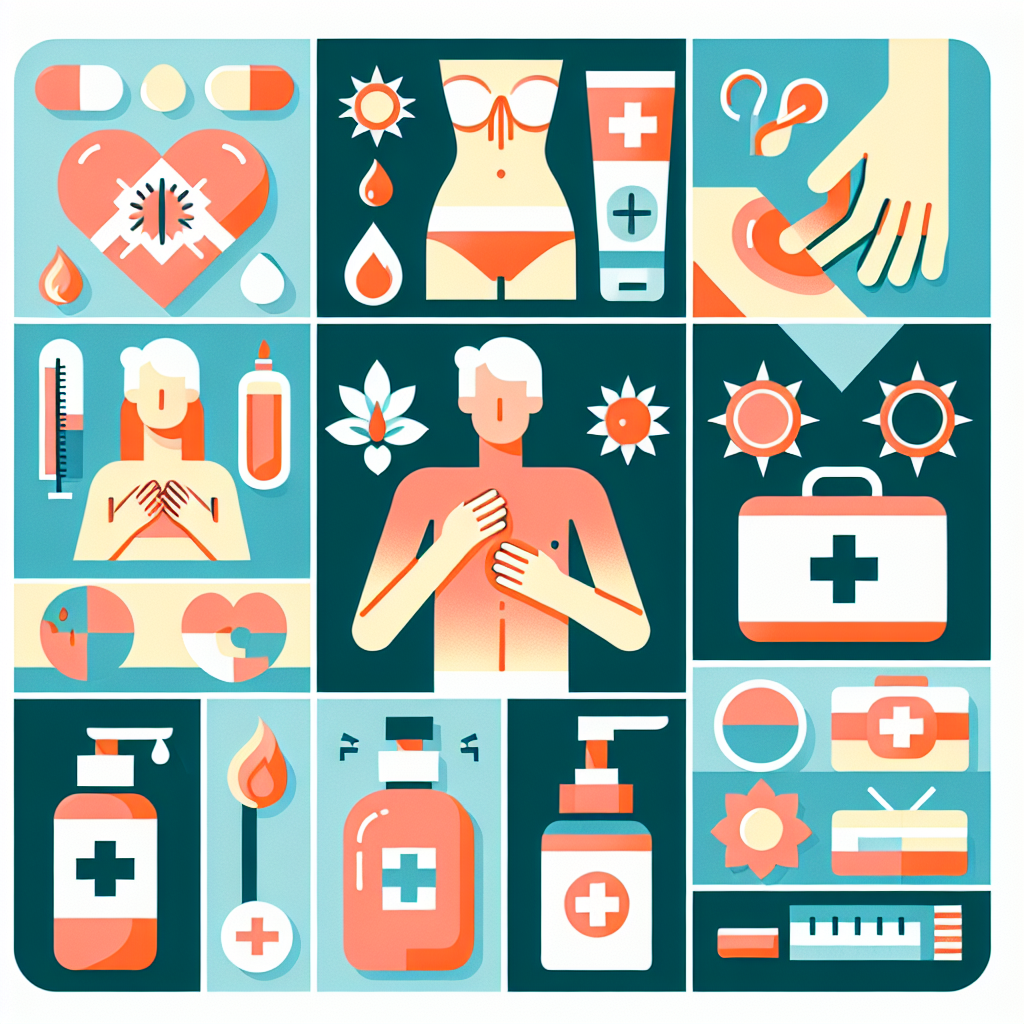 일광화상 응급처치 단계별 가이드