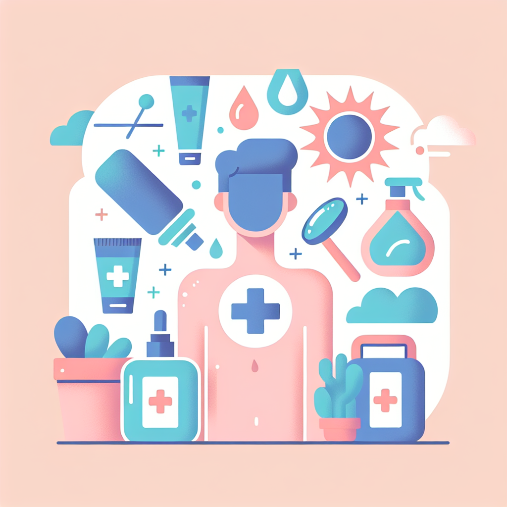 일광화상 회복을 위한 보습 관리