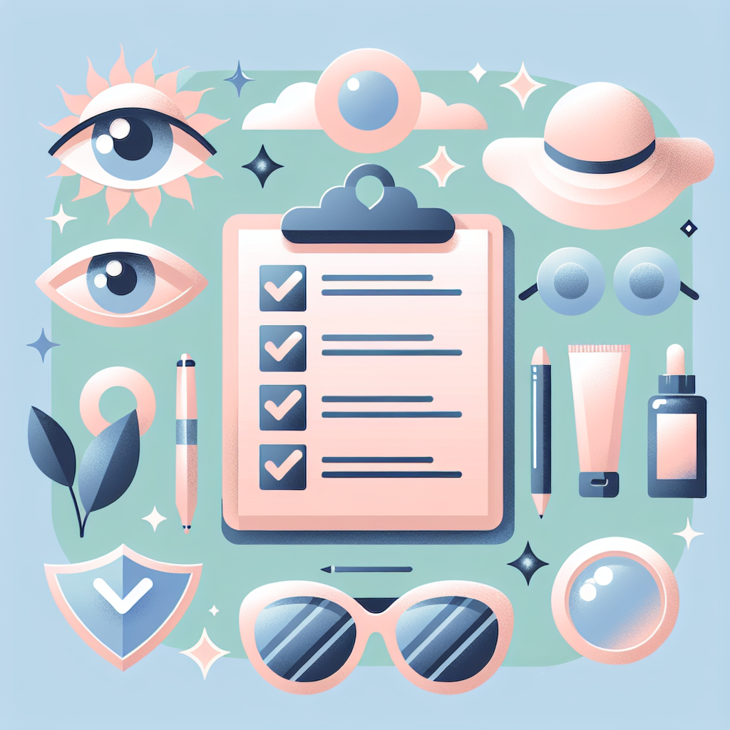 자외선 눈 건강 체크리스트