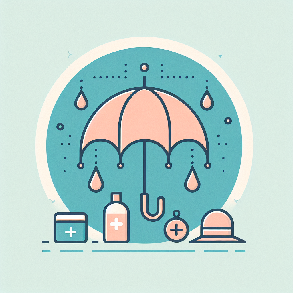 양산과 모자를 활용한 두피 보호 방법