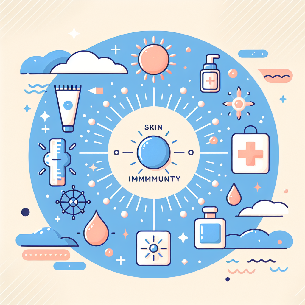 자외선이 피부 면역력에 미치는 영향 설명 이미지