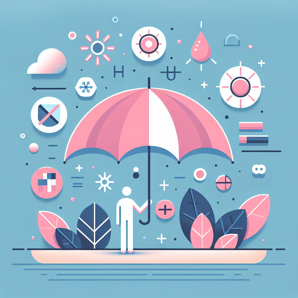 물리적 자외선 차단 방법 - 양산 사용법