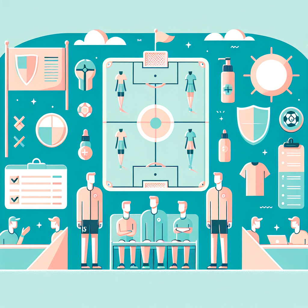 축구 경기 하프타임 자외선 차단 관리