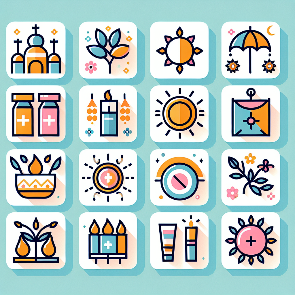 축제 종류별 자외선 차단 방법