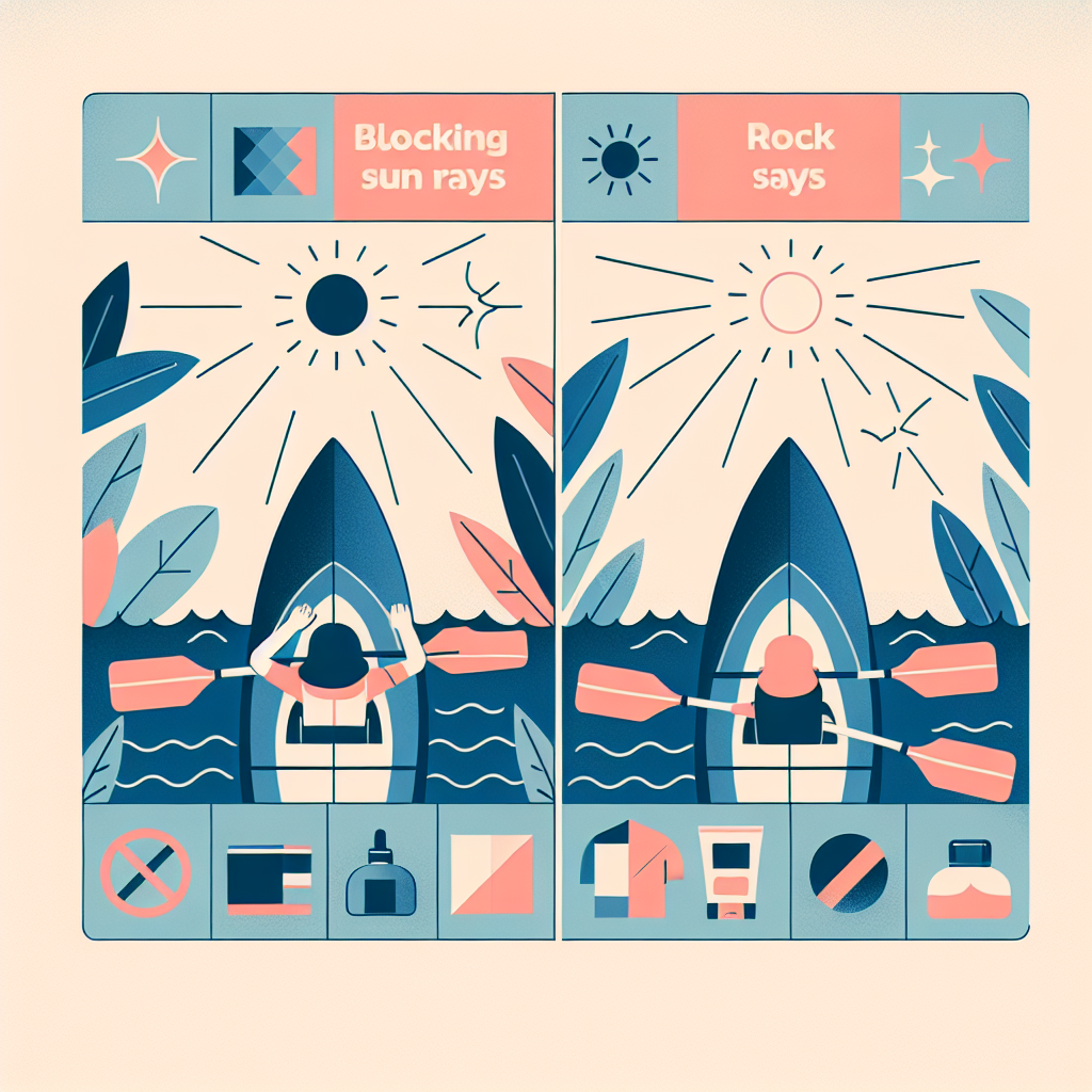 카약 자외선 차단 단계별 가이드