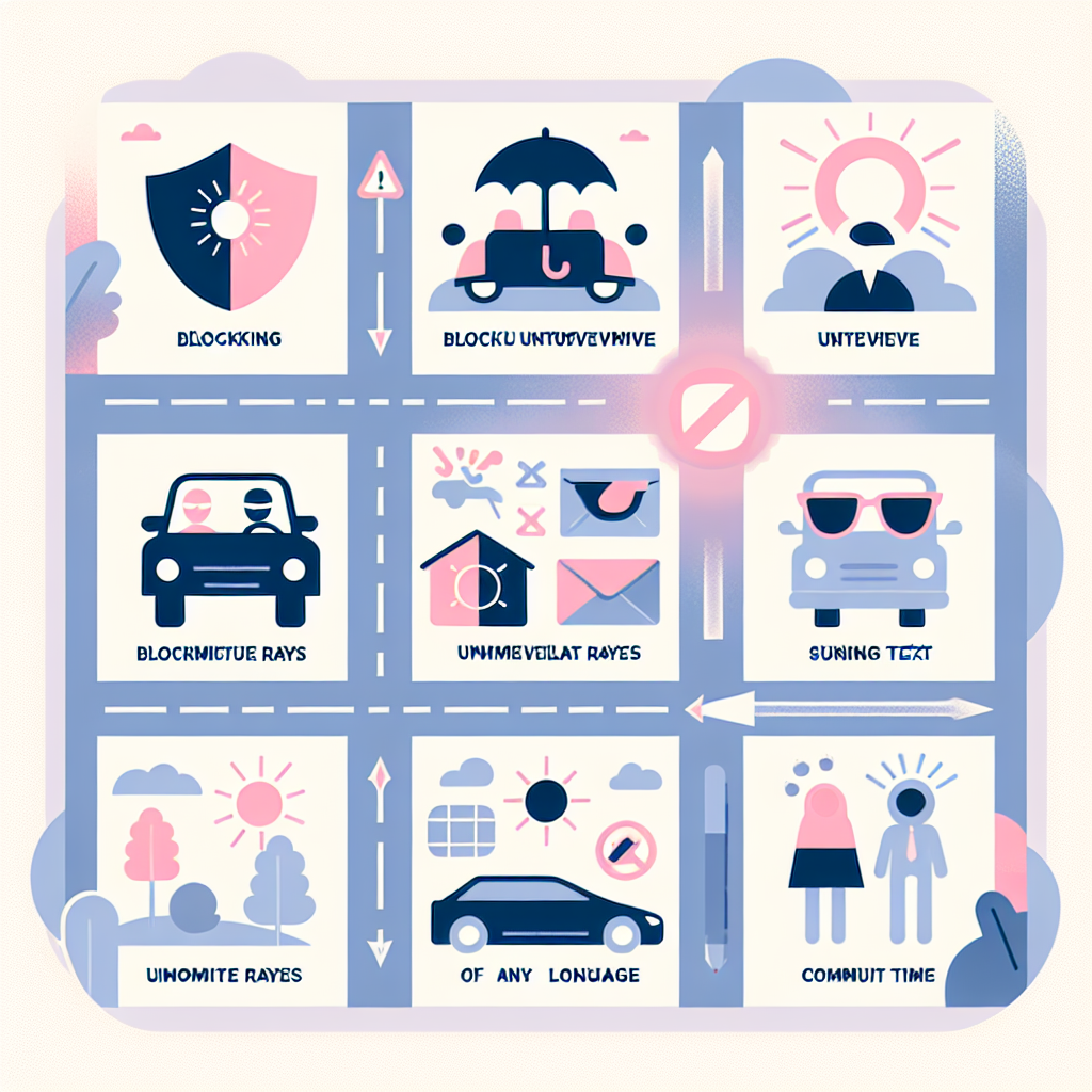 시간대별 통근 자외선 차단 실천 가이드