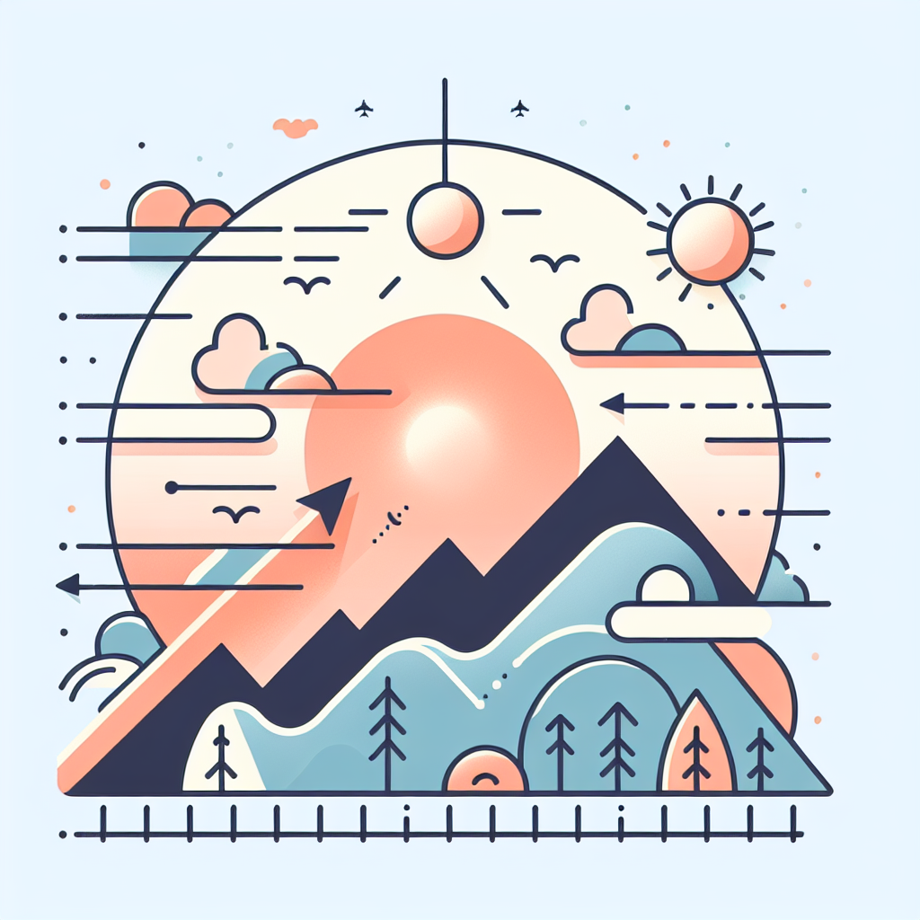 고도에 따른 자외선 강도 변화 그래프