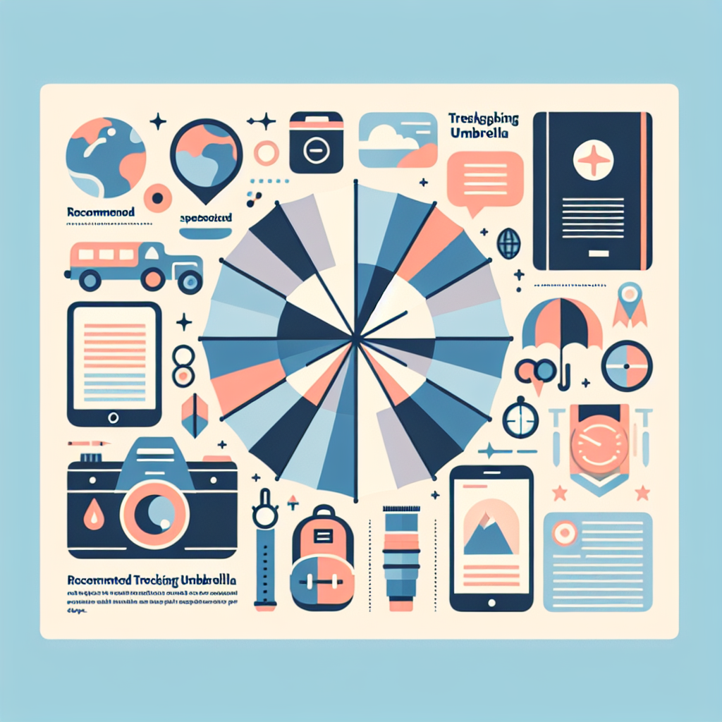 추천 트레킹용 양산 제품 비교표