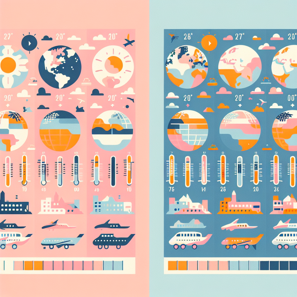 해외여행 지역별 자외선 지수 비교