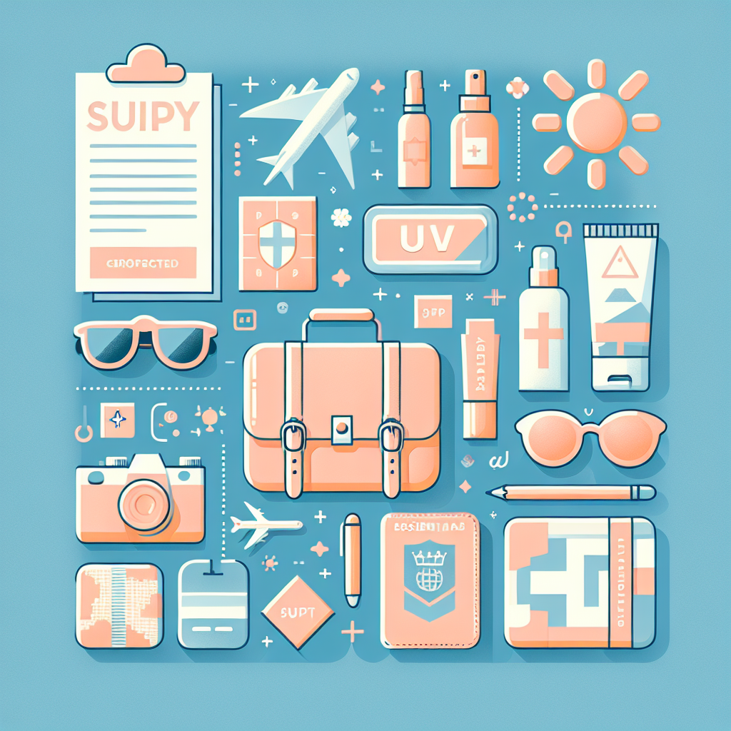 유럽 여행 자외선 차단 준비물