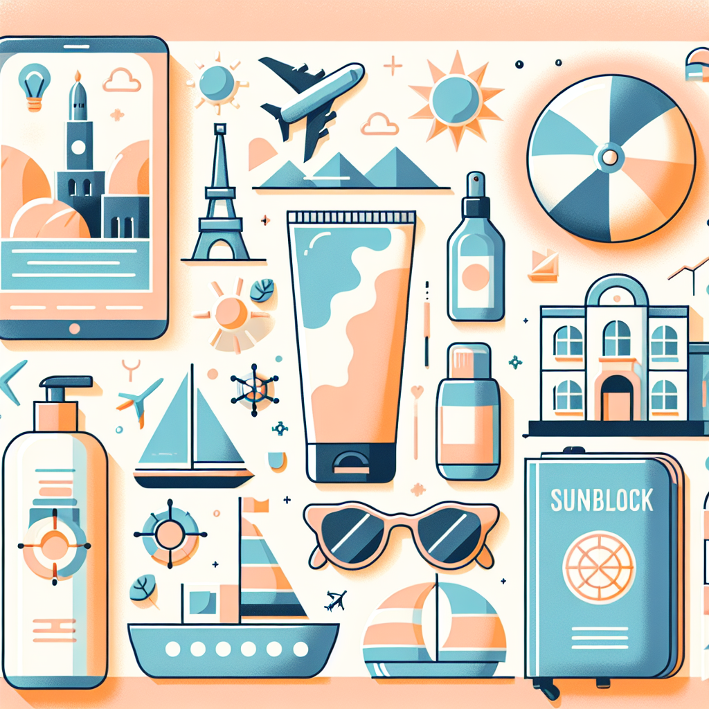 여행지별 자외선 차단 준비물 가이드